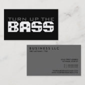 de BASS opvoeren Visitekaartje (Voorkant / Achterkant)