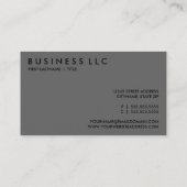 de BASS opvoeren Visitekaartje (Achterkant)