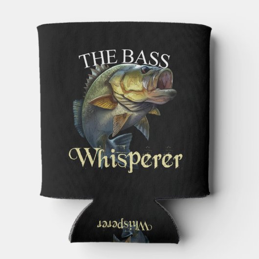 De Bass Whisperer Donker Blikjeskoeler (Achterkant)