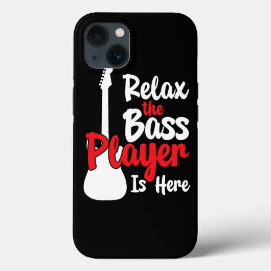 De bassist is hier elektrische gitaar string ins Case-Mate iPhone case (Achterkant)