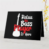 De bassist is hier elektrische gitaar string ins kaart (Gele Bloem)