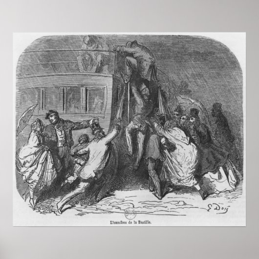 De Bastille omnibus Poster (Voorkant)