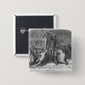 De Bastille omnibus Vierkante Button 5,1 Cm (Voorkant /achterkant)