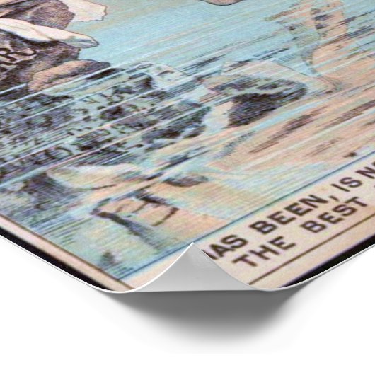 De Bath Lady  Cigar Ad Poster (Hoek)