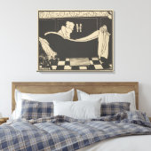 De Bath Le Bain Canvas Afdruk (Insitu (Slaapkamer))