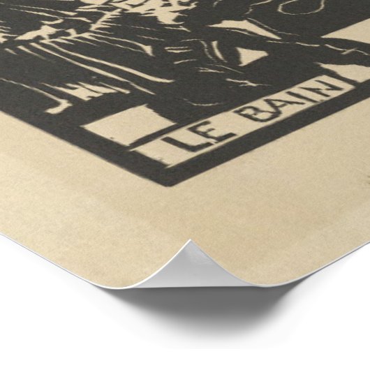 De Bath Le Bain Poster (Hoek)