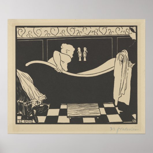 De Bath Le Bain Poster (Voorkant)