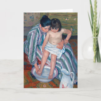 De Bath Mary Cassatt Motherhood Artwork Kaart