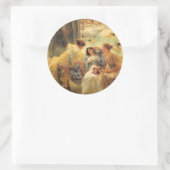 De Baths of Caracalla in detail Ronde Sticker (Tas)