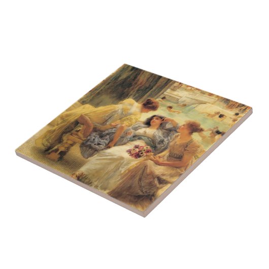 De Baths of Caracalla in detail Tegeltje (Zijkant)