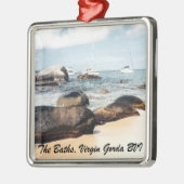 De Baths, Virgin Gorda B.V.I. Metalen Ornament (Links)