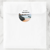 De Baths, Virgin Gorda B.V.I. Ronde Sticker (Tas)