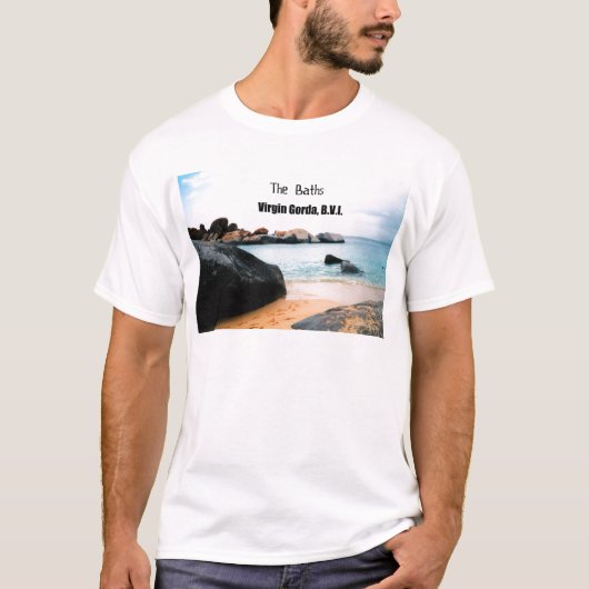 De Baths, Virgin Gorda B.V.I. T-shirt (Voorkant)