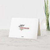 De batik Java dankt u de Kaart van Gracias Merci (Achterkant)