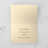 De batik Java dankt u de Kaart van Gracias Merci (Binnen)