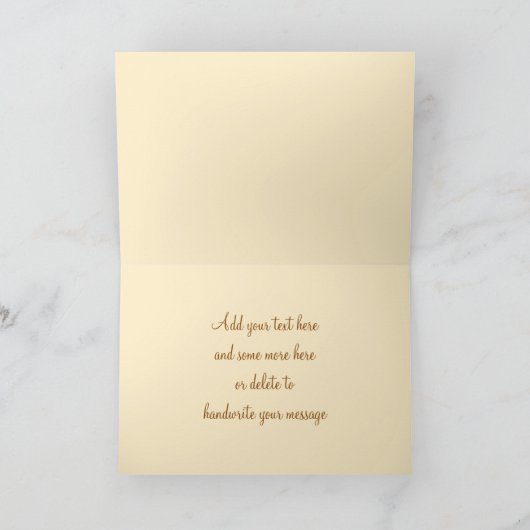 De batik Java dankt u de Kaart van Gracias Merci (Binnen)