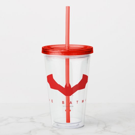 De Batman Bat Logo Acryl Drinkbeker (Voorkant)