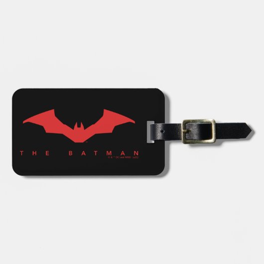 De Batman Bat Logo Bagagelabel (Voorkant horizontaal)
