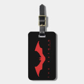 De Batman Bat Logo Bagagelabel (Voorkant verticaal)