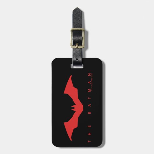 De Batman Bat Logo Bagagelabel (Voorkant verticaal)