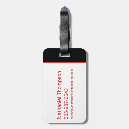 De Batman Bat Logo Bagagelabel (Achterkant verticaal)