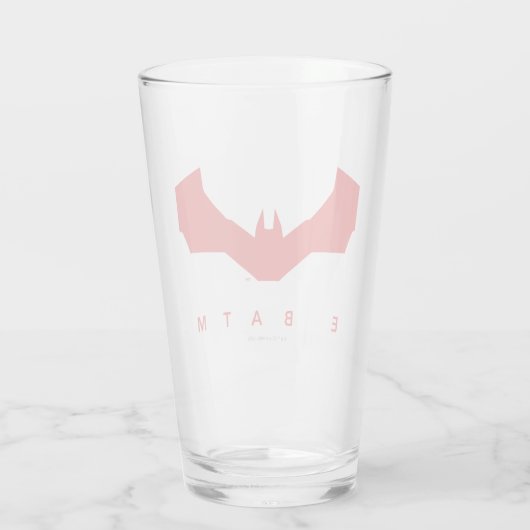 De Batman Bat Logo Glas (Achterkant)