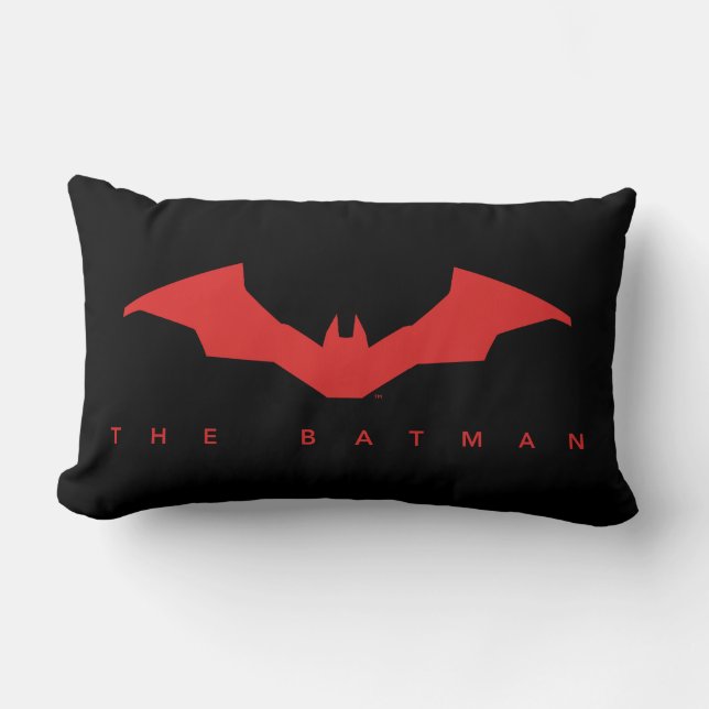 De Batman Bat Logo Kussen (Voorkant)