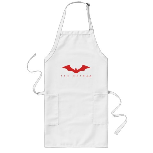 De Batman Bat Logo Lang Schort (Voorkant)