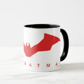 De Batman Bat Logo Mok (Voorkant rechts)