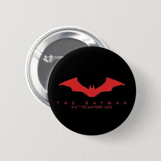 De Batman Bat Logo Ronde Button 5,7 Cm (Voorkant /achterkant)