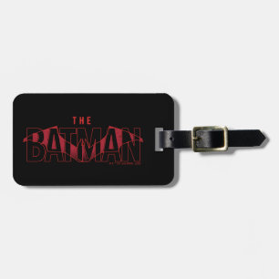 De Batman Bat Overlay-Logo Bagagelabel