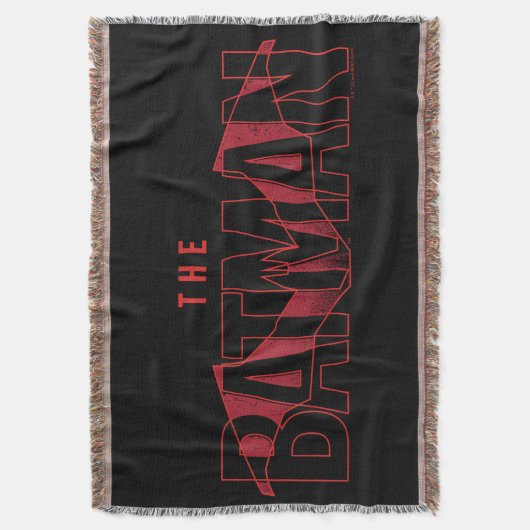 De Batman Bat Overlay-Logo Deken (Voorkant Verticaal)