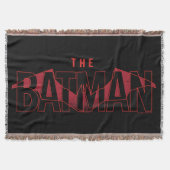 De Batman Bat Overlay-Logo Deken (Voorkant)