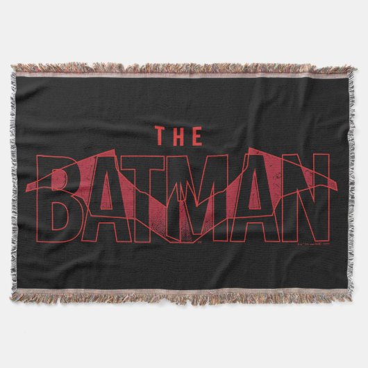 De Batman Bat Overlay-Logo Deken (Voorkant)