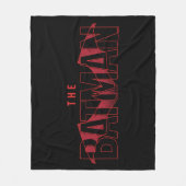 De Batman Bat Overlay-Logo Fleece Deken (Voorkant)
