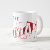 De Batman Bat Overlay-Logo Grote Koffiekop (Voorkant rechts)