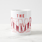 De Batman Bat Overlay-Logo Grote Koffiekop (Voorkant)