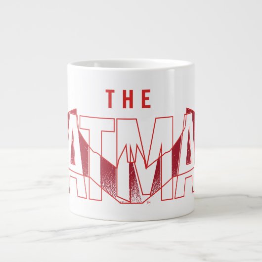 De Batman Bat Overlay-Logo Grote Koffiekop (Voorkant)