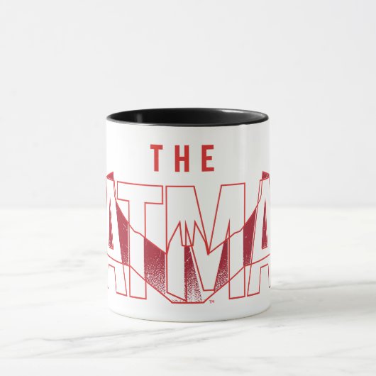 De Batman Bat Overlay-Logo Mok (Midden)