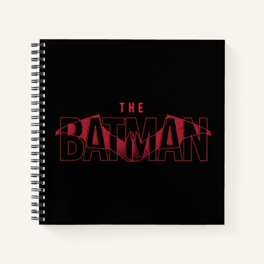 De Batman Bat Overlay-Logo Notitieboek (Voorkant)