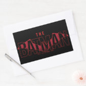 De Batman Bat Overlay-Logo Rechthoekige Sticker (Envelop)
