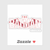 De Batman Bat Overlay-Logo Sticker (Vel)