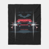 De Batman Batmobile - ik ben de schaduwen Fleece Deken (Voorkant)