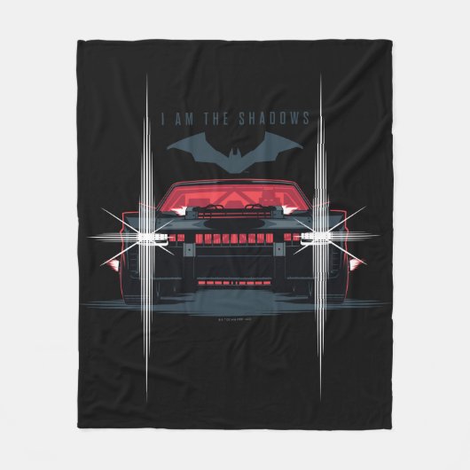 De Batman Batmobile - ik ben de schaduwen Fleece Deken (Voorkant)