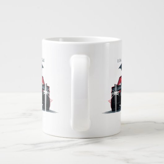 De Batman Batmobile - ik ben de schaduwen Grote Koffiekop (Achterkant)