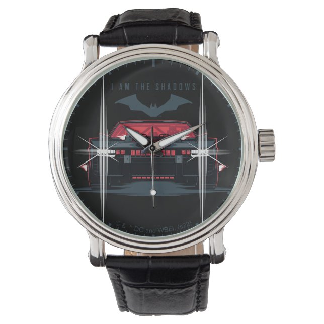 De Batman Batmobile - ik ben de schaduwen Horloge (Voorkant)