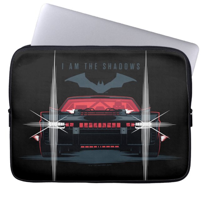 De Batman Batmobile - ik ben de schaduwen Laptop Sleeve (Voorkant)