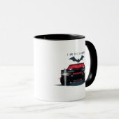 De Batman Batmobile - ik ben de schaduwen Mok (Voorkant rechts)