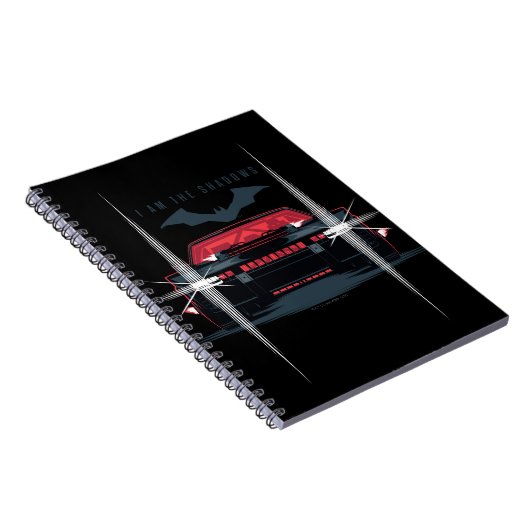 De Batman Batmobile - ik ben de schaduwen Notitieboek (Rechterzijde)