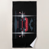 De Batman Batmobile - ik ben de schaduwen Strandlaken (Voorkant)